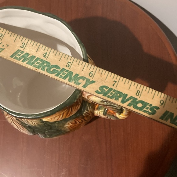 Vintage House of Lloyd Amber Leaves pitcher Thanksgiving Fall - Picture 7 of 8